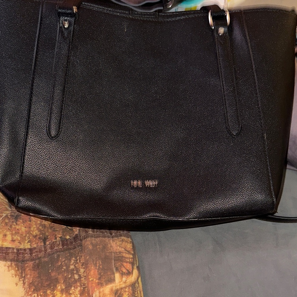 Nine West Elegant Black Tote Bag
